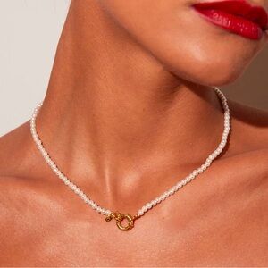 AURATE pearl aura beaded necklace